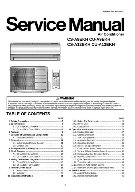 royal air conditioner manual